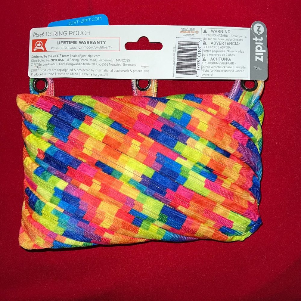 COLORZ 3 RING POUCH NWT - Picture 2 of 4